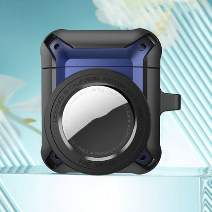 Funda protectora para auriculares inalámbricos con funda AirTag, para AirPods 1/2, para AirPods Pro, para AirPods 3