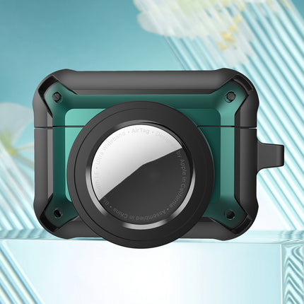 Funda protectora para auriculares inalámbricos con funda AirTag, para AirPods 1/2, para AirPods Pro, para AirPods 3