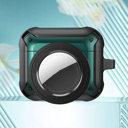 Funda protectora para auriculares inalámbricos con funda AirTag, para AirPods 1/2, para AirPods Pro, para AirPods 3