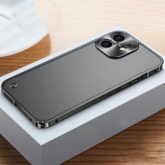 Metal Frame Frosted Case, For iPhone 12 mini, For iPhone 12, For iPhone 12 Pro, For iPhone 12 Pro Max, For iPhone 13 mini, For iPhone 13