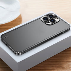 Metal Frame Frosted Case, For iPhone 12 mini, For iPhone 12, For iPhone 12 Pro, For iPhone 12 Pro Max, For iPhone 13 mini, For iPhone 13