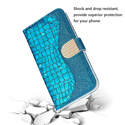 Laser Glitter Powder Matching Crocodile Leather Phone Case, For Xiaomi Redmi Note 11 Pro International, For Xiaomi Redmi Note 11 International