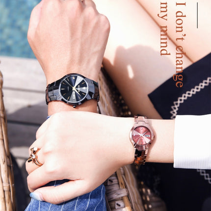 OLEVS 8697 Couple Fashion Waterproof Luminous Quartz Watch