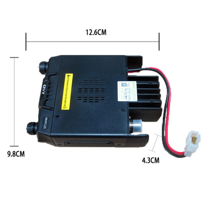 Estación de radio móvil de banda dual QYT KT-980 Plus de 75 W (VHF) / 55 W (UHF) para vehículos, KT-980 Plus