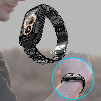Stainless Steel Watchband, For Huawei Band 6 / Honor Band 6, For Xiaomi Mi Band 6 / 5