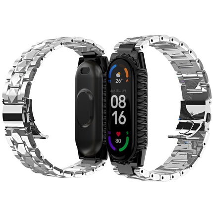 Stainless Steel Watchband, For Huawei Band 6 / Honor Band 6, For Xiaomi Mi Band 6 / 5