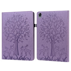 Tree & Deer Pattern Pressed Printing Leather Tablet Case, For OPPO Pad 11 inch, For OPPO Realme Pad 10.4 inch, For Huawei MatePad T 10s 10.1 inch / T 10 9.7 inch, For Lenovo Legion Y700, For iPad mini 6 2021 / mini 2024