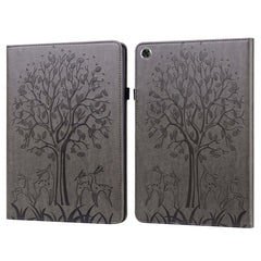 Tree & Deer Pattern Pressed Printing Leather Tablet Case, For OPPO Pad 11 inch, For OPPO Realme Pad 10.4 inch, For Huawei MatePad T 10s 10.1 inch / T 10 9.7 inch, For Lenovo Legion Y700