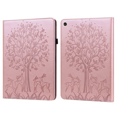 Tree & Deer Pattern Pressed Printing Leather Tablet Case, For OPPO Pad 11 inch, For OPPO Realme Pad 10.4 inch, For Huawei MatePad T 10s 10.1 inch / T 10 9.7 inch, For Lenovo Legion Y700