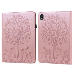 Tree & Deer Pattern Pressed Printing Leather Tablet Case, For OPPO Pad 11 inch, For OPPO Realme Pad 10.4 inch, For Huawei MatePad T 10s 10.1 inch / T 10 9.7 inch, For Lenovo Legion Y700