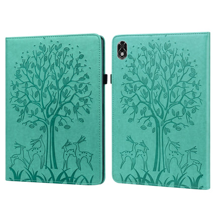 Funda de cuero con estampado de árboles y ciervos para tableta, para OPPO Pad de 11 pulgadas, para OPPO Realme Pad de 10,4 pulgadas, para Huawei MatePad T 10s de 10,1 pulgadas/T 10 de 9,7 pulgadas, para Lenovo Legion Y700, para iPad mini 6 2021/mini 2024