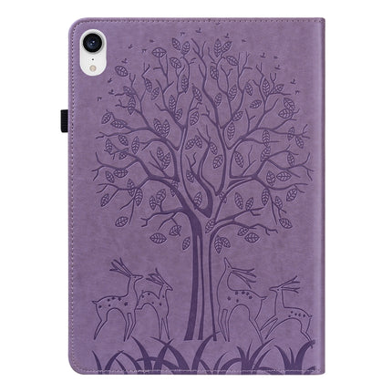 Tree & Deer Pattern Pressed Printing Leather Tablet Case, For iPad mini 6 2021 / mini 2024, For Samsung Galaxy Tab A8 10.5 2021 SM-X200 / SM-X205