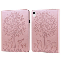 Tree & Deer Pattern Pressed Printing Leather Tablet Case, For OPPO Pad 11 inch, For OPPO Realme Pad 10.4 inch, For Huawei MatePad T 10s 10.1 inch / T 10 9.7 inch, For Lenovo Legion Y700, For iPad mini 6 2021 / mini 2024