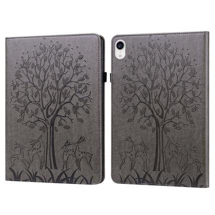Tree & Deer Pattern Pressed Printing Leather Tablet Case, For iPad mini 6 2021 / mini 2024, For Samsung Galaxy Tab A8 10.5 2021 SM-X200 / SM-X205