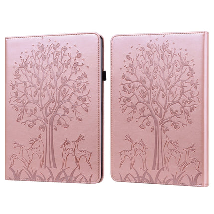 Tree & Deer Pattern Pressed Printing Leather Tablet Case with Sleep / Wake-up, For Xiaomi Pad 5 / 5 Pro, For Amazon Kindle Paperwhite 5 2021