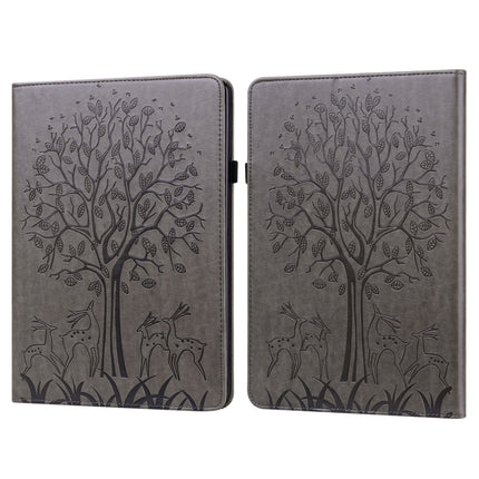 Tree & Deer Pattern Pressed Printing Leather Tablet Case with Sleep / Wake-up, For Xiaomi Pad 5 / 5 Pro, For Amazon Kindle Paperwhite 5 2021