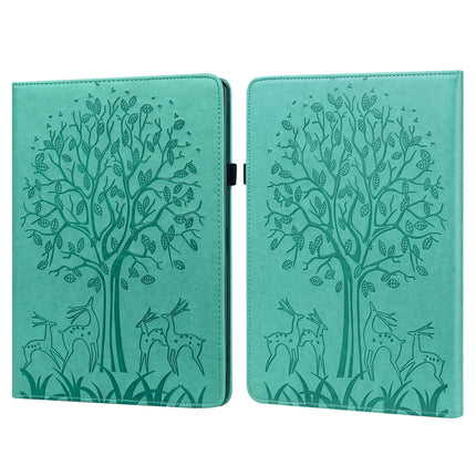 Tree & Deer Pattern Pressed Printing Leather Tablet Case with Sleep / Wake-up, For Xiaomi Pad 5 / 5 Pro, For Amazon Kindle Paperwhite 5 2021