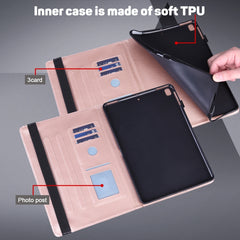 Peacock Embossed Pattern TPU + PU Leather Tablet Case, For OPPO Pad 11 inch, For OPPO Realme Pad 10.4 inch, For Huawei Enjoy Tablet 2 10.1 inch, For Huawei MediaPad M5 Lite 10