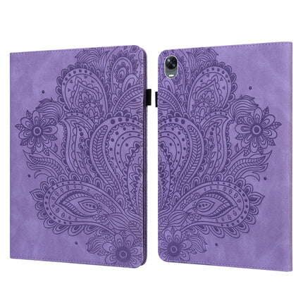 Peacock Embossed Pattern TPU + PU Leather Tablet Case, For OPPO Pad 11 inch, For OPPO Realme Pad 10.4 inch, For Huawei Enjoy Tablet 2 10.1 inch, For Huawei MediaPad M5 Lite 10