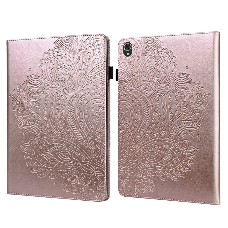 Peacock Embossed Pattern TPU + PU Leather Tablet Case, For Lenovo Tab K10 10.3 inch TB-X6C6F / TB-X6C6X & M10 Plus 10.3 inch TB-X606 / TB-X606F, For Lenovo Legion Y700, For Lenovo Tab M8 HD / Tab M8 FHD / Tab M8 3rd Gen 8.0 inch & Motorola Moto Tab G20