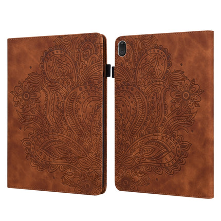Peacock Embossed Pattern TPU + PU Leather Tablet Case, For Lenovo Tab E10 TB-X104F