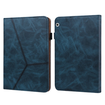 Solid Color Embossed Striped Leather Case, For Huawei MediaPad T3 10, For Huawei MediaPad T5