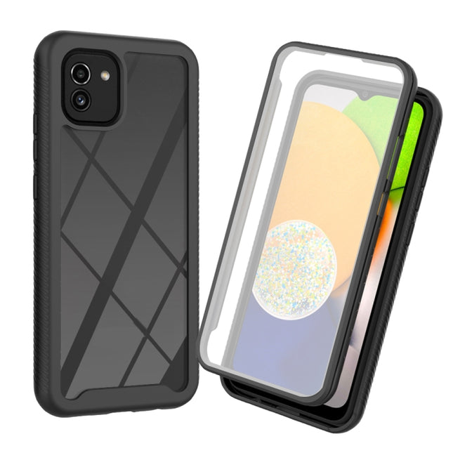 Starry Sky Solid Color Series PC + TPU Phone Case with PET Film, For Samsung Galaxy A03 164mm, For Samsung Galaxy A03 166mm, For Samsung Galaxy A13 4G, For Samsung Galaxy A33 5G