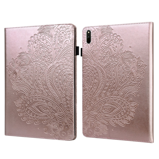 Peacock Embossed Pattern TPU + PU Leather Tablet Case, For Huawei Matepad 11 2021, For Huawei MatePad Pro 10.8 2021