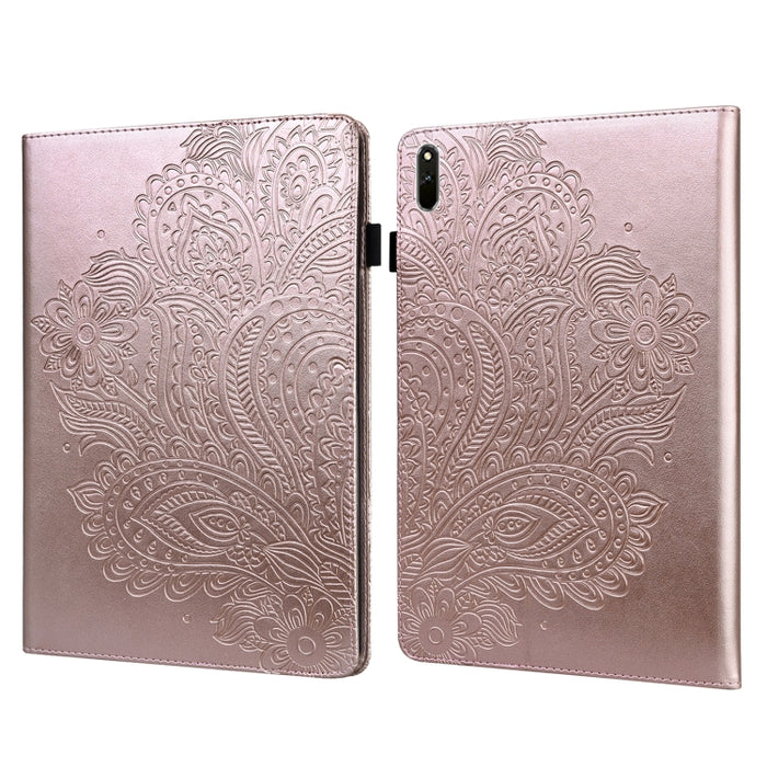 Peacock Embossed Pattern TPU + PU Leather Tablet Case, For Huawei Matepad 11 2021, For Huawei MatePad Pro 10.8 2021