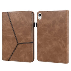 Solid Color Embossed Striped Leather Case, For iPad Pro 12.9 inch 2022 / 2021 / 2020 / 2018, For iPad mini 6 / mini 2024