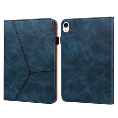 Solid Color Embossed Striped Leather Case, For iPad Pro 12.9 inch 2022 / 2021 / 2020 / 2018, For iPad mini 6 / mini 2024