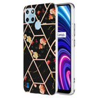 For OPPO Realme C21Y / Black Flower