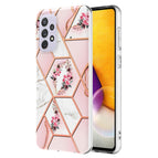 For Samsung Galaxy A73 5G / Pink Flower