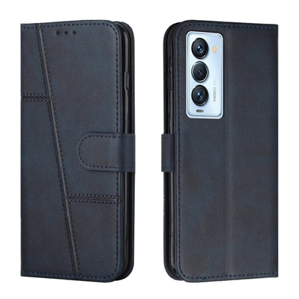 Stitching Calf Texture Buckle Leather Phone Case, For Tecno Camon 17P, For Tecno Camon 17 Pro, For Tecno Camon 18 / 18P, For Tecno Camon 18 Premier