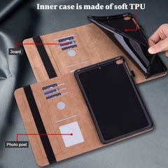 Solid Color Embossed Striped Smart Leather Case, For iPad 10.2 2019 / Pro 10.5 inch, For iPad 5 / 6 / 7 / 8 2017, For iPad Air 2022 / Air 2020 10.9, For iPad mini 5 / 4 / 3 / 2 / 1