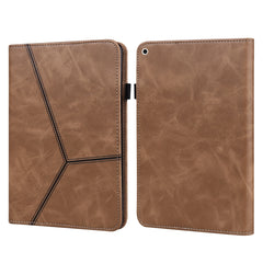 Solid Color Embossed Striped Smart Leather Case, For iPad 10.2 2019 / Pro 10.5 inch, For iPad 5 / 6 / 7 / 8 2017, For iPad Air 2022 / Air 2020 10.9, For iPad mini 5 / 4 / 3 / 2 / 1