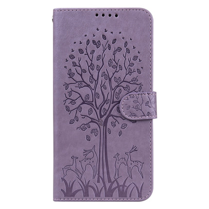 Tree & Deer Pattern Pressed Flip Leather Phone Case, For Xiaomi Redmi Note 10 Pro / Note 10 Pro Max, For Xiaomi Redmi Note 11 4G, For Xiaomi Redmi Note 11 Pro 4G / 5G, For Xiaomi Redmi Note 9 Pro / Note 9 Pro Max