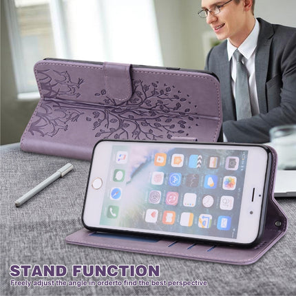 Tree & Deer Pattern Pressed Flip Leather Phone Case, For Xiaomi Redmi Note 10 Pro / Note 10 Pro Max, For Xiaomi Redmi Note 11 4G, For Xiaomi Redmi Note 11 Pro 4G / 5G, For Xiaomi Redmi Note 9 Pro / Note 9 Pro Max