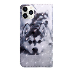 3D Painting Pattern Coloured Drawing Leather Phone Case, For iPhone 13 Pro Max, For iPhone 13 Pro