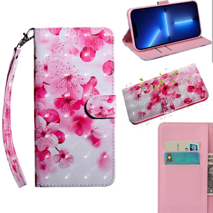 3D Painting Pattern Coloured Drawing Leather Phone Case, For iPhone 13 Pro Max, For iPhone 13 Pro