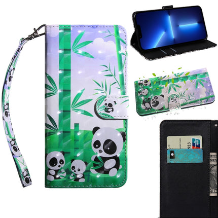 3D Painting Pattern Coloured Drawing Leather Phone Case, For iPhone 13 Pro Max, For iPhone 13 Pro