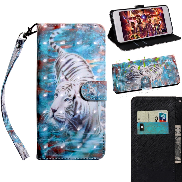 3D Painting Pattern Coloured Drawing Leather Phone Case, For iPhone 13 Pro Max, For iPhone 13 Pro