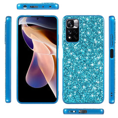 Glitzernde, stoßfeste TPU-Telefonhülle mit Puder, für Xiaomi Redmi Note 11 Pro, für iPhone SE 2022 / SE 2020, für Samsung Galaxy A13 4G, für Samsung Galaxy A23, für Samsung Galaxy A53 5G