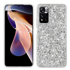 Glitzernde, stoßfeste TPU-Telefonhülle mit Puder, für Xiaomi Redmi Note 11 Pro, für iPhone SE 2022 / SE 2020, für Samsung Galaxy A13 4G, für Samsung Galaxy A23, für Samsung Galaxy A53 5G