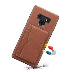 Denior V3 Luxury Car Cowhide Leather Protective Case with Holder & Card Slot, For iPhone 7 / 8, For iPhone 7 Plus / 8 Plus, For iPhone X / XS, For Galaxy Note9, For Galaxy S10, For Galaxy S10 Plus, For iPhone XR, For iPhone XS Max