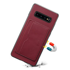 Denior V3 Luxury Car Cowhide Leather Protective Case with Holder & Card Slot, For iPhone 7 / 8, For iPhone 7 Plus / 8 Plus, For iPhone X / XS, For Galaxy Note9, For Galaxy S10, For Galaxy S10 Plus, For iPhone XR, For iPhone XS Max