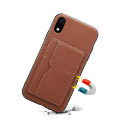 Denior V3 Luxury Car Cowhide Leather Protective Case with Holder & Card Slot, For iPhone 7 / 8, For iPhone 7 Plus / 8 Plus, For iPhone X / XS, For Galaxy Note9, For Galaxy S10, For Galaxy S10 Plus, For iPhone XR, For iPhone XS Max