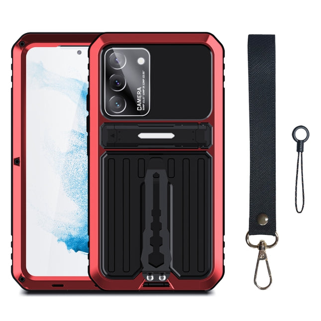 Triple-proof Armor Phone Case with Holder, For Samsung Galaxy S22 5G, For Samsung Galaxy S22+ 5G, For Samsung Galaxy S22 Ultra 5G