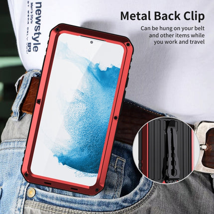 Triple-proof Armor Phone Case with Holder, For Samsung Galaxy S22 5G, For Samsung Galaxy S22+ 5G, For Samsung Galaxy S22 Ultra 5G