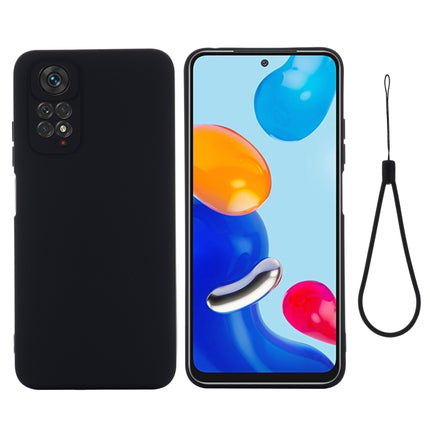 Pure Color Liquid Silicone Shockproof Full Coverage Phone Case, For Xiaomi Redmi Note 11S/ Note 11 4G